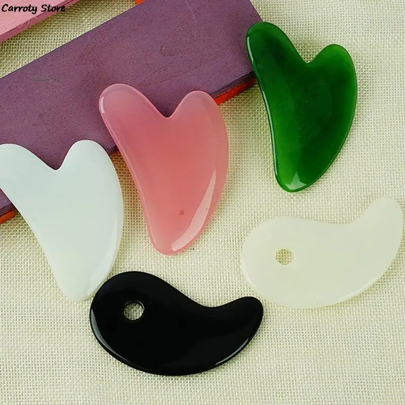 

Массажер для лица Gua sha, скребок для массажа лица, пчелиный воск, для расслабления мышц, подтяжки кожи, тонкий спа-массажный инструмент