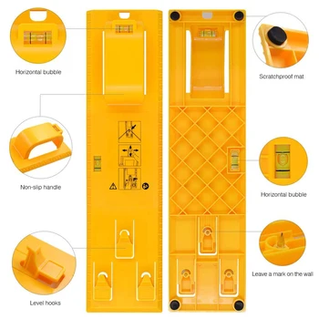 Picture Frame Hanger Tool Picture Hanger Tools with Level Suitable for All Wall Materials Picture Hanging Kit