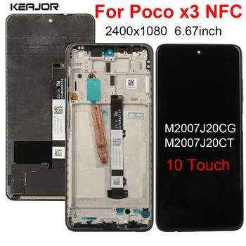 Screen For Xiaomi Poco X3 NFC LCD Display 10 Touch Screen Replacement Digitizer Assembly For Xiaomi Pocophone X3 NFC 6.67" LCD
Screen For Xiaomi Poco X3 NFC LCD Display 10 Touch Screen Replacement Digitizer Assembly For Xiaomi Pocophone X3 NFC 6.67" LCD
