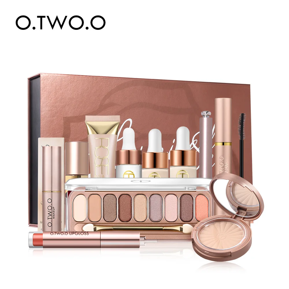 O.TWO.O 11PC Makeup Set LS06 Maquillaje Profesional Rose Gold Gift Box Make up Set Artifact Complete Makeup Combination 
O.TWO.O 11PC Makeup Set LS06 Maquillaje Profesional Rose Gold Gift Box Make up Set Artifact Complete Makeup Combination