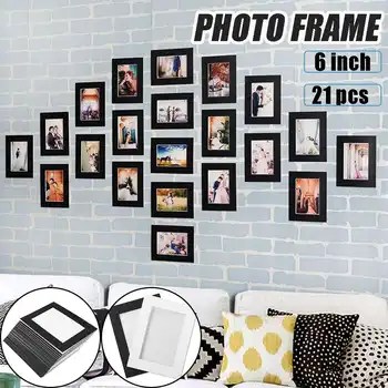 21 Pcs/Set Black/ White DIY Combination Paper Photo Frame Wall Living Room Bedroom Detachable Funny Picture Frame 
21 Pcs/Set Black/ White DIY Combination Paper Photo Frame Wall Living Room Bedroom Detachable Funny Picture Frame