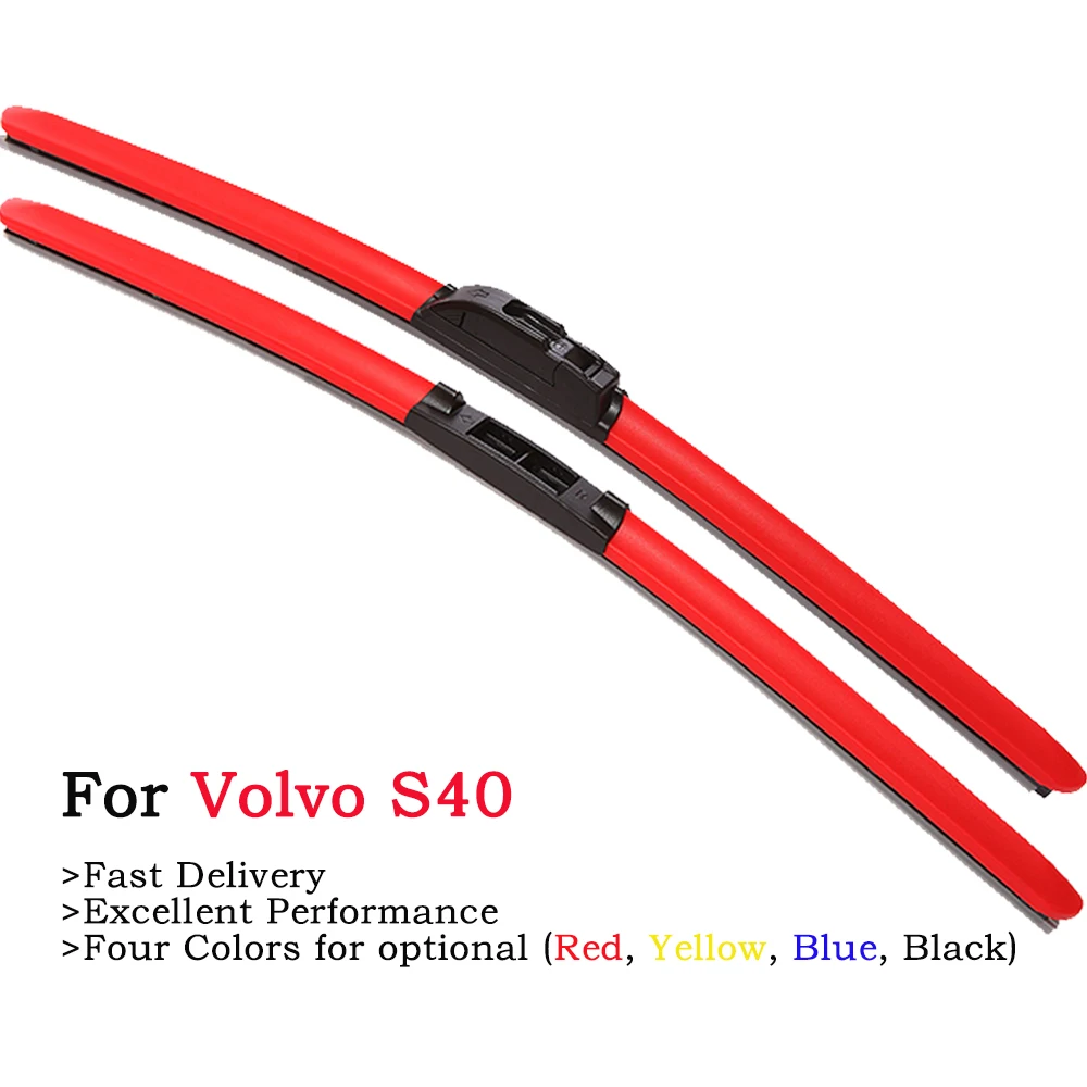 HESITE Color Windshield Wiper Blades For Volvo S40 I II Pedal Model 2000 2002 2003 2004 2005 2006 2007 2008 Front Screen Wipers
HESITE Color Windshield Wiper Blades For Volvo S40 I II Pedal Model 2000 2002 2003 2004 2005 2006 2007 2008 Front Screen Wipers