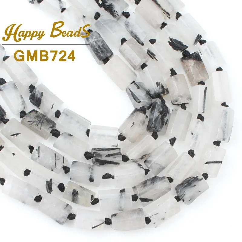 Natural Black Rutilated Quartz Cylinder Loose Spacer Stone Beads For Jewelry Making DIY Earring Charm Bracelet 7.5"Inch 8x11mm
Natural Black Rutilated Quartz Cylinder Loose Spacer Stone Beads For Jewelry Making DIY Earring Charm Bracelet 7.5"Inch 8x11mm