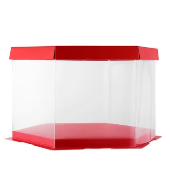 1 Pc Hexagon Prismatic Cake Box Transparent Gift Box Plastic Storage Container
1 Pc Hexagon Prismatic Cake Box Transparent Gift Box Plastic Storage Container