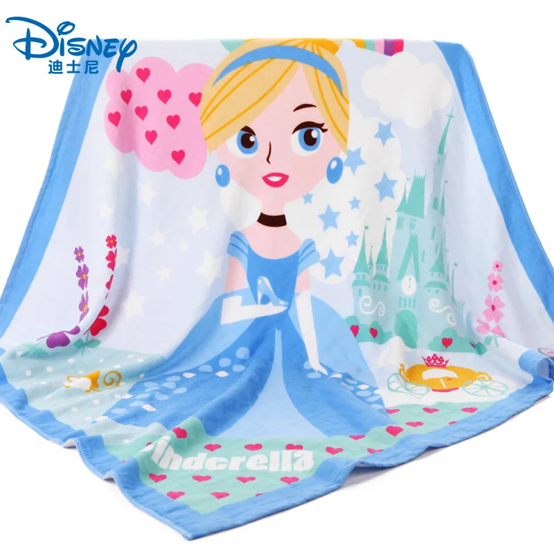 

Original Disney Princess Cinderella Gauze Pure Cotton Towel Children Girl Towel Baby Towels Baby Towel Newborn DNP207BT