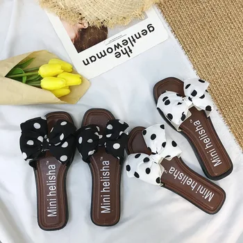 Fashion Women Sandals Ladies Summer Shoes Black Bow Sandals Flat Sandals Sandalias Summer Shoes 2020 New Zapatos De Mujer Gift 
Fashion Women Sandals Ladies Summer Shoes Black Bow Sandals Flat Sandals Sandalias Summer Shoes 2020 New Zapatos De Mujer Gift