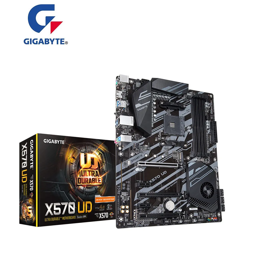 Материнская плата для Gigabyte X570 UD Desktop PCI-E 4 0 DDR4 M.2 SATA3 USB3.0 3 1 X570M Socket AM4 | Компьютеры и