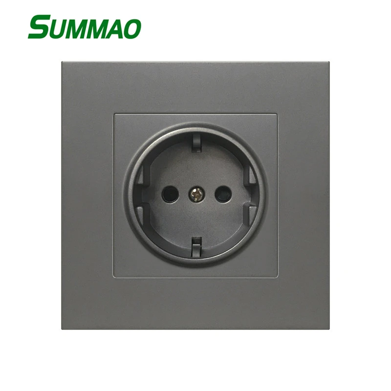 Electrical Socket 86*86mm Wall Power Sockets Box EU Standard Plug Outlet Grounded PC Panel Outlets for Hotel Bedroom Decoration
Electrical Socket 86*86mm Wall Power Sockets Box EU Standard Plug Outlet Grounded PC Panel Outlets for Hotel Bedroom Decoration