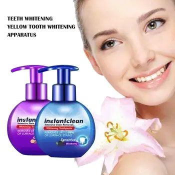 Baking Soda Blueberry Flavor Toothpaste Instant Clean Intensive Stain Removal Whitening Toothpaste Viaty Prevent Tooth Decay
Baking Soda Blueberry Flavor Toothpaste Instant Clean Intensive Stain Removal Whitening Toothpaste Viaty Prevent Tooth Decay