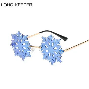 2021 New Fashion Christmas Snowflakes Sunglasses Women Vintage Rimless Punk Sun Glasses Men Unique Hollow Eyewear New Year Gifts
2021 New Fashion Christmas Snowflakes Sunglasses Women Vintage Rimless Punk Sun Glasses Men Unique Hollow Eyewear New Year Gifts