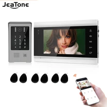 Jeatone 7''Tuya Video Door Phone Video Intercom Code Keypad/RFID Card/APP Unlock Motion Detection Access Control, Multi-language
Jeatone 7''Tuya Video Door Phone Video Intercom Code Keypad/RFID Card/APP Unlock Motion Detection Access Control, Multi-language