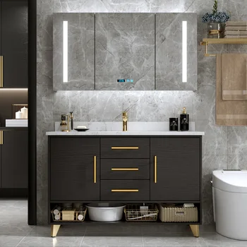 Modern Simple Light Luxury Double Basin Bathroom Cabinet Combination Floor-Type Wash Face Wash Basin Pool Wash Inter-Platform
Modern Simple Light Luxury Double Basin Bathroom Cabinet Combination Floor-Type Wash Face Wash Basin Pool Wash Inter-Platform