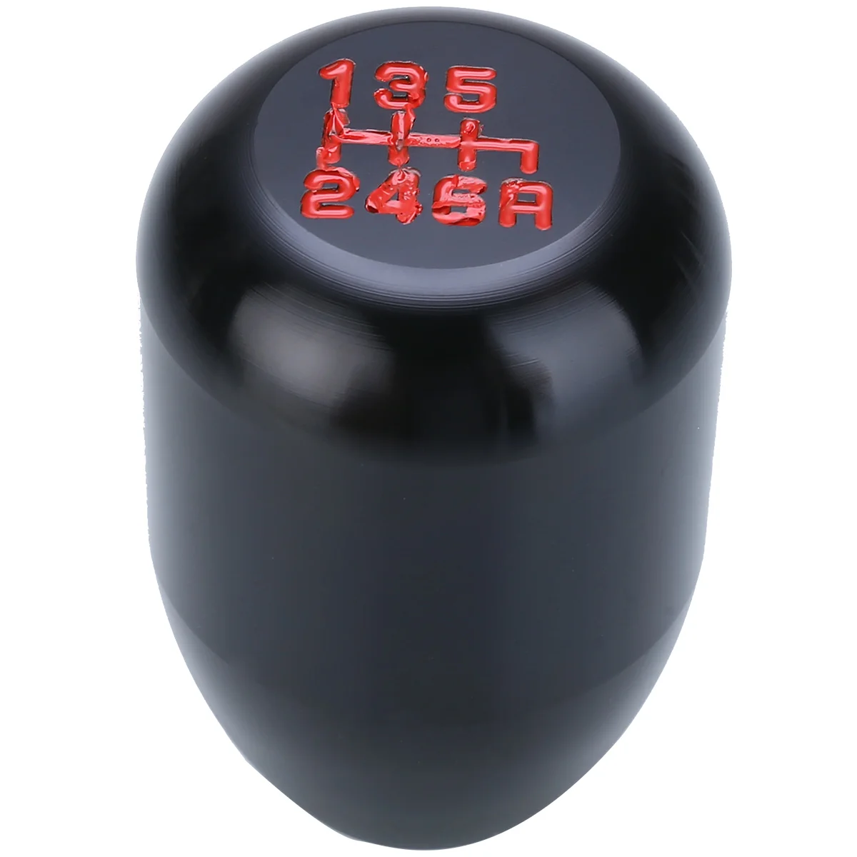 Universal 6 Speed Gear Shift Knob Black Durable Aluminum Alloy Auto Gearstick Head Knob M10x1.5 For Honda Acura RSX Civic