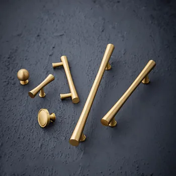 Gold Kitchen Cabinet Handles Brass Cabinet Knobs Nordic Door Handle Drawer Pulls Handle Dresser T Bar Furniture Door Hardware
Gold Kitchen Cabinet Handles Brass Cabinet Knobs Nordic Door Handle Drawer Pulls Handle Dresser T Bar Furniture Door Hardware