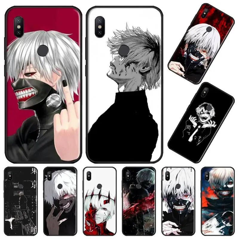 Анимэ Tokyo Ghoul чехол для телефона Xiaomi Redmi Note 4x4x5 6 7 8 pro S2 плюс 6A PRO Чехол корпус coveer |