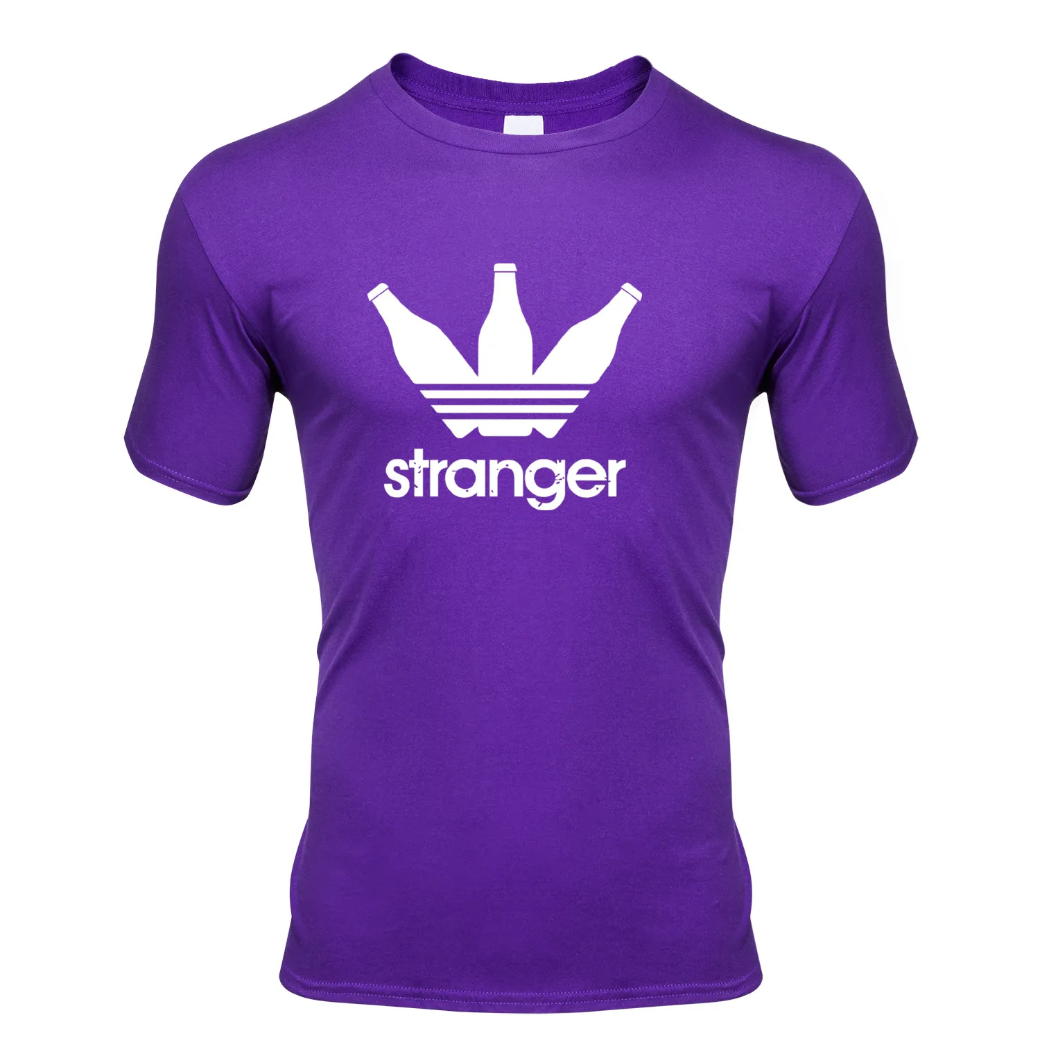 2020 New Summer Men's Fashion T-Shirt Printed TheBottle T-Shirt O-Neck Short-Sleeved and Style T-Shirt 95% Cotton Sport
