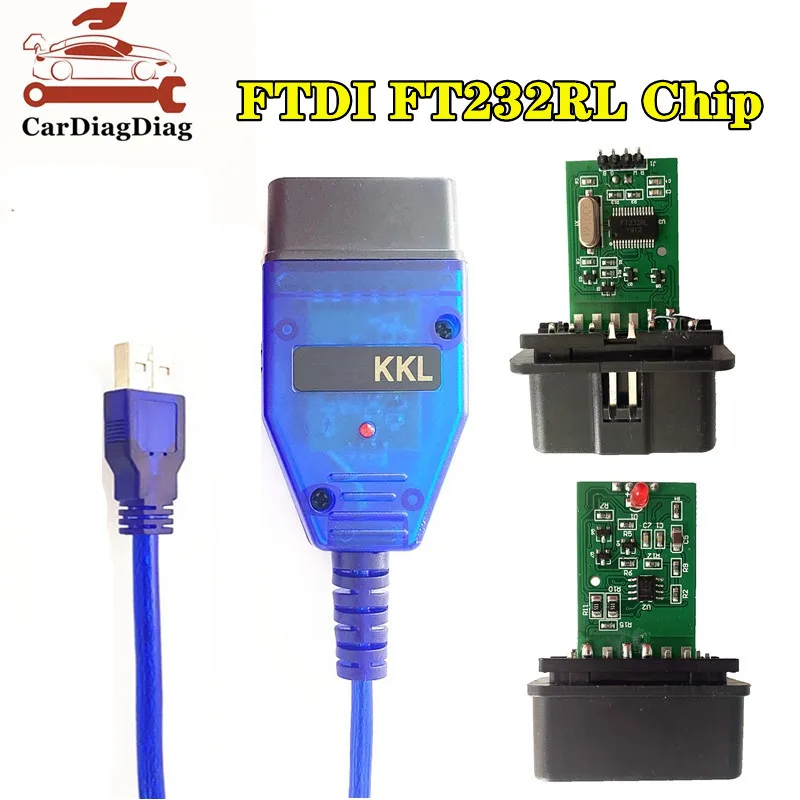 

For VAG KKL 409 With FTDI FT232RL Chip Connect Cable For VAG-COM KLL Auto OBD2 Interface USB Diagnostic Cable Scan Tool