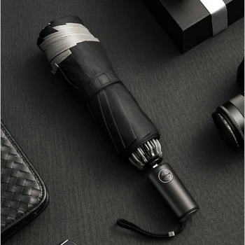 Windproof Automatic 3Folding Umbrella Rain Business 10Ribs Aluminum Alloy Umbrellas For Men Business Dark Grid Handle Paraguas
Windproof Automatic 3Folding Umbrella Rain Business 10Ribs Aluminum Alloy Umbrellas For Men Business Dark Grid Handle Paraguas