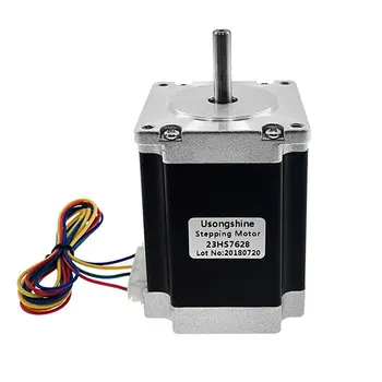 Nema23 Stepper Motor 4-Lead D shaft 6.35/8MM optional for CNC Router Engraving Machine Cutting 3D Printer Parts 23HS7628
Nema23 Stepper Motor 4-Lead D shaft 6.35/8MM optional for CNC Router Engraving Machine Cutting 3D Printer Parts 23HS7628