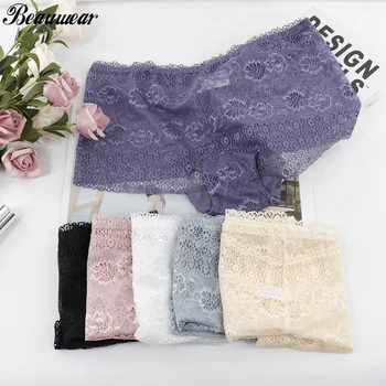 Beauwear Mid-Rise Panties Women Underwear Big Size Brand Sexy Lace Lingerie Breathable Plus Size Female Briefs
Beauwear Mid-Rise Panties Women Underwear Big Size Brand Sexy Lace Lingerie Breathable Plus Size Female Briefs