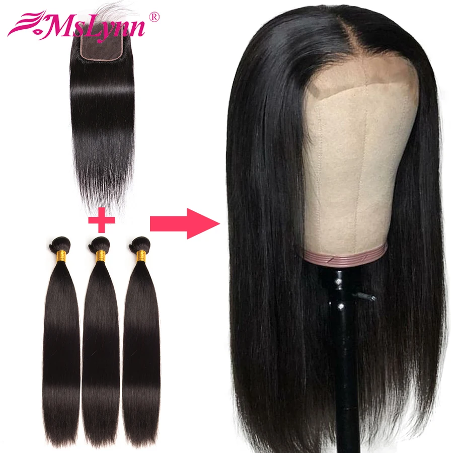 Straight Hair Bundles With Closure Can be Customized Into A Wig 4x4 Closure Wig 300% Density Human Hair Bundle Mslynn Remy Hair
Straight Hair Bundles With Closure Can be Customized Into A Wig 4x4 Closure Wig 300% Density Human Hair Bundle Mslynn Remy Hair