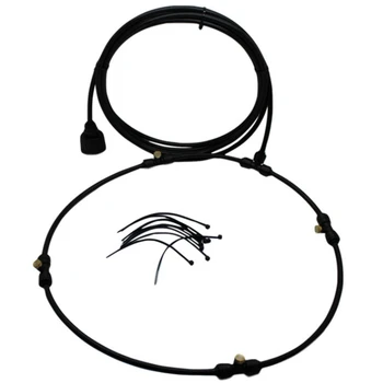 Garden Spray Portable Mist Fan Ring Water Mist Fog Sprayer Cooling System
Garden Spray Portable Mist Fan Ring Water Mist Fog Sprayer Cooling System