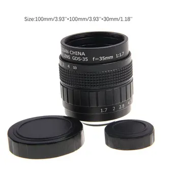 35mm F1.7 CCTV TV Movie Lens lower cover for Sony E Mount Nex-5T Nex-F3 Nex-6 Nex-7 Nex-5R A6300 A6100 A6500 A5100
35mm F1.7 CCTV TV Movie Lens lower cover for Sony E Mount Nex-5T Nex-F3 Nex-6 Nex-7 Nex-5R A6300 A6100 A6500 A5100