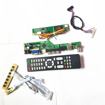 For LP171WP4-TLA1/TLA5 HDMI VGA USB AV RF LVDS 1CCFL 30Pin keyboard+Remote+Inverter LCD panel monitor T.V56 drive card board Kit
For LP171WP4-TLA1/TLA5 HDMI VGA USB AV RF LVDS 1CCFL 30Pin keyboard+Remote+Inverter LCD panel monitor T.V56 drive card board Kit