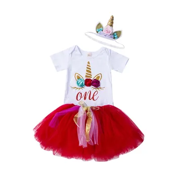 My 1st Birthday 3pcs Set Toddler Kids Baby Girl Fashion Dress Newborn Baby Bodysuit Lace Tutu Dress Unicorn Hairband Clothes
My 1st Birthday 3pcs Set Toddler Kids Baby Girl Fashion Dress Newborn Baby Bodysuit Lace Tutu Dress Unicorn Hairband Clothes