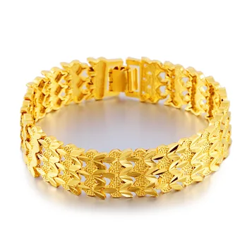 18K Gold Bracelets for Men Bijoux Femme Bizuteria Pulseira Feminina Wedding Bracelets 18K Gold Fine Chain Jewelry for Women
18K Gold Bracelets for Men Bijoux Femme Bizuteria Pulseira Feminina Wedding Bracelets 18K Gold Fine Chain Jewelry for Women
