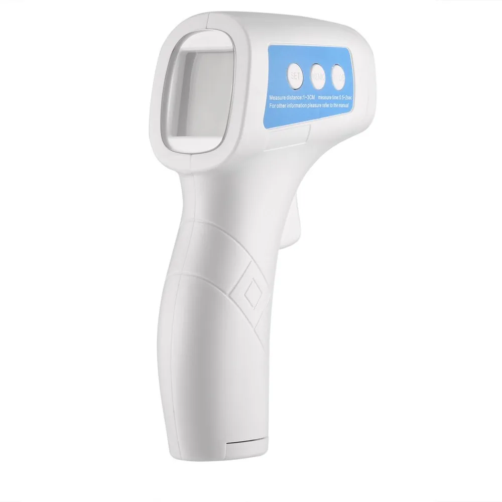Non-Contact Digital IR Laser Infrared Thermometer LCD Display Body Temperature Meter Sensor Range 32 - 42.9C Settable Alarm
Non-Contact Digital IR Laser Infrared Thermometer LCD Display Body Temperature Meter Sensor Range 32 - 42.9C Settable Alarm