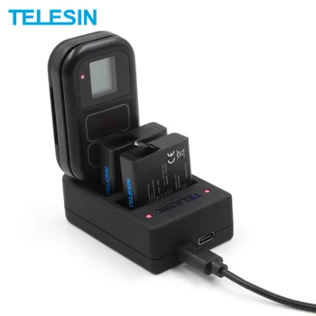 TELESIN 3 Slots Battery Charger Original Wifi Remote Control Charger GoPro Hero 5 Hero 6 7 8 Black
TELESIN 3 Slots Battery Charger Original Wifi Remote Control Charger GoPro Hero 5 Hero 6 7 8 Black