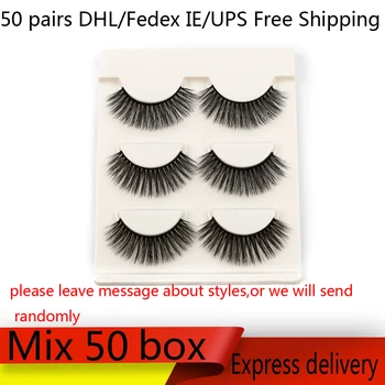 Wholesale Free FedEx IE 50 pairs Eyelashes 3D Mink Lashes Handmade Dramatic Lashes cruelty free shipping lashes
Wholesale Free FedEx IE 50 pairs Eyelashes 3D Mink Lashes Handmade Dramatic Lashes cruelty free shipping lashes