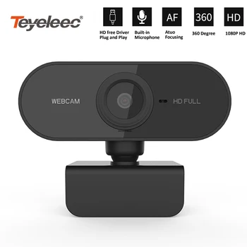 Teyeleec HD 1080P Webcam Mini Computer Webcam with Microphone Rotatable Cameras for Live Broadcast Video Calling Conference Work
Teyeleec HD 1080P Webcam Mini Computer Webcam with Microphone Rotatable Cameras for Live Broadcast Video Calling Conference Work