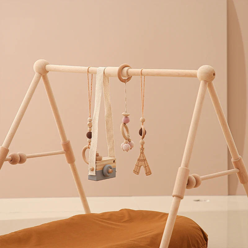 Baby Wooden Toy Simple Style Fitness Frame Play Gym Crib Pendant Decoration Handmade Stroller Baby Shower Gift Toys For Newborn
Baby Wooden Toy Simple Style Fitness Frame Play Gym Crib Pendant Decoration Handmade Stroller Baby Shower Gift Toys For Newborn