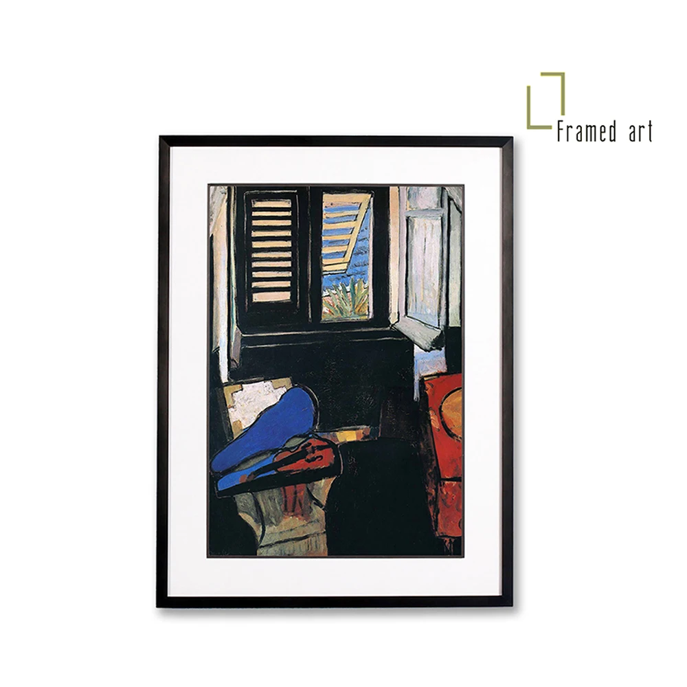 Matisse framed artwork Interior with a Violin aluminum picture frame with matboard 30x40cm
Matisse framed artwork Interior with a Violin aluminum picture frame with matboard 30x40cm