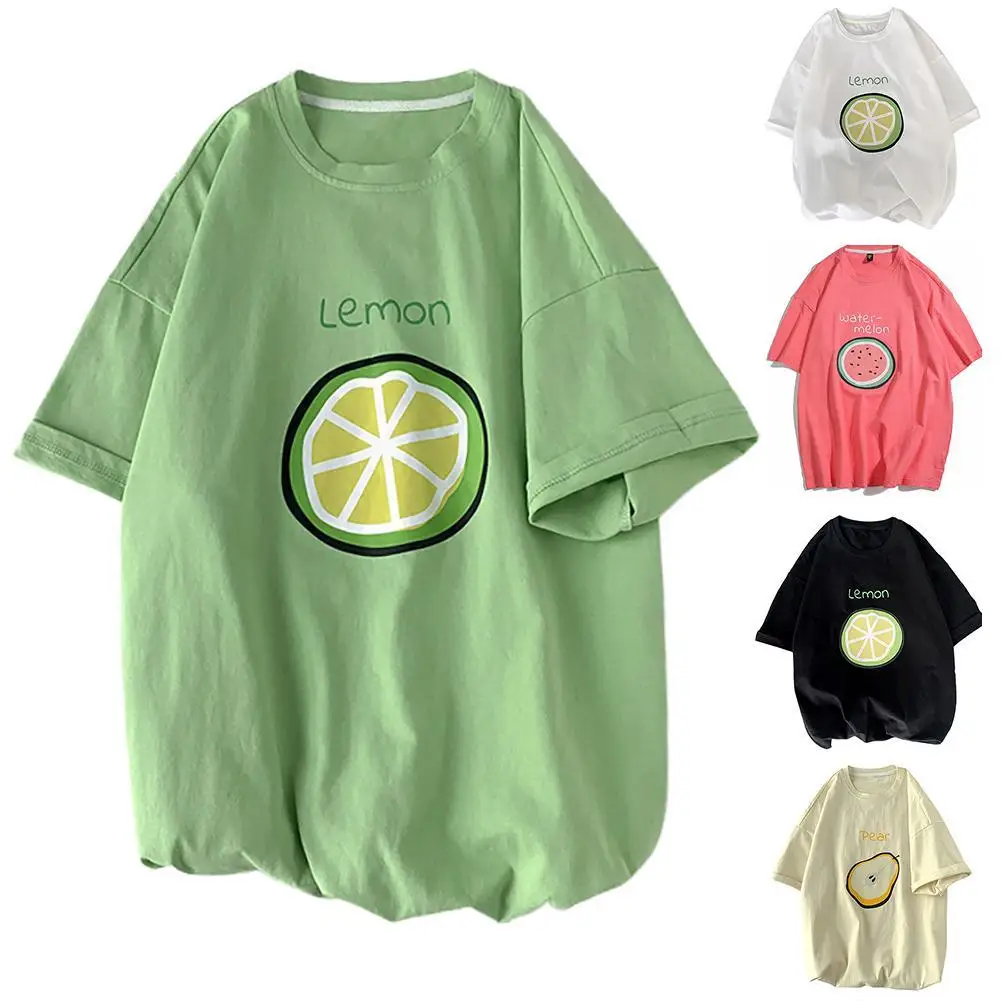 Oversize Tshirt Loose Summer Fruit Lemon Print Shirts Men Women Couple Stylish Loose Fit Tee Shirt O Neck Half Sleeve Casual Top
Oversize Tshirt Loose Summer Fruit Lemon Print Shirts Men Women Couple Stylish Loose Fit Tee Shirt O Neck Half Sleeve Casual Top