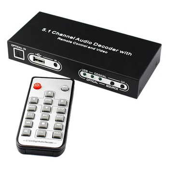 o Decoder USB Optical Fiber Converter Digital to Analog Digital Optical 5.1 Decoder Supports Remote Wake-Up(EU Plug)
o Decoder USB Optical Fiber Converter Digital to Analog Digital Optical 5.1 Decoder Supports Remote Wake-Up(EU Plug)
