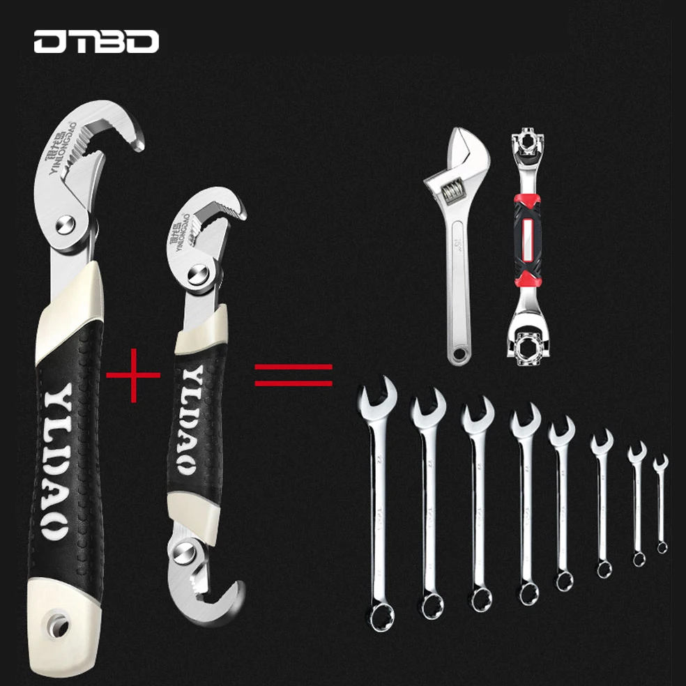 6-32mm Wrench Set Universal keys Multi-Function Adjustable Portable Torque Ratchet Oil Filter Spanner Hand Tools
6-32mm Wrench Set Universal keys Multi-Function Adjustable Portable Torque Ratchet Oil Filter Spanner Hand Tools