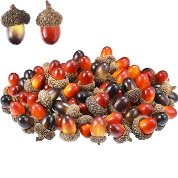 100 Pieces Acorns Decor Craft Artificial Acorns Fake Fruit Props Acorns Decoration for DIY Handcraft Party 
100 Pieces Acorns Decor Craft Artificial Acorns Fake Fruit Props Acorns Decoration for DIY Handcraft Party