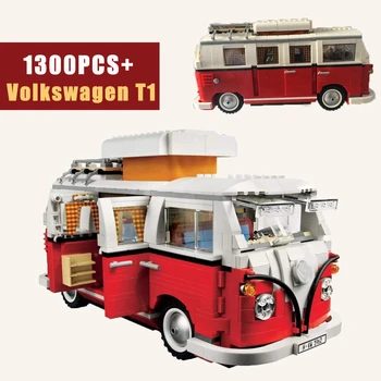 Creator Camper Racing Van T1 Car Fit Lepinings Technic Model Building Blocks Bricks Children's Christmas Gift Toys 10220
Creator Camper Racing Van T1 Car Fit Lepinings Technic Model Building Blocks Bricks Children's Christmas Gift Toys 10220