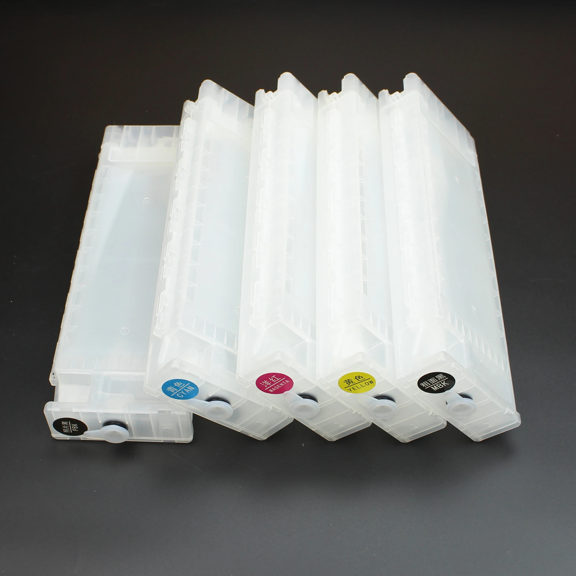 Stable quality Surecolor T3200 T5200 T7200 Refillable Ink Cartridge with Chip 700ml T6941-T6945 T3200 Ink Cartridge
Stable quality Surecolor T3200 T5200 T7200 Refillable Ink Cartridge with Chip 700ml T6941-T6945 T3200 Ink Cartridge