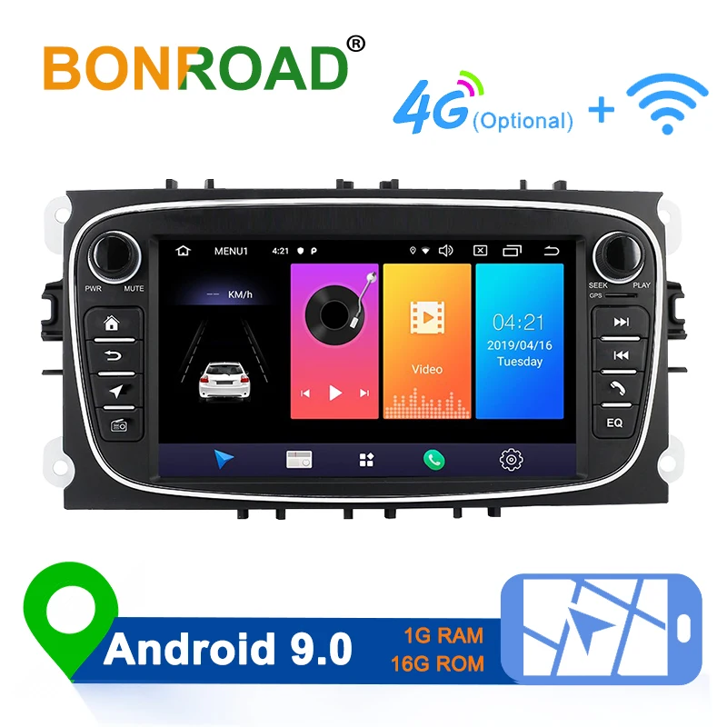 Bonroad 2 Din Android 9.0 Car Multimedia Player Car Radio Navigation for Ford Focus 2 3 2004-2011 Mondeo Galaxy S-max Kuga C-max
Bonroad 2 Din Android 9.0 Car Multimedia Player Car Radio Navigation for Ford Focus 2 3 2004-2011 Mondeo Galaxy S-max Kuga C-max