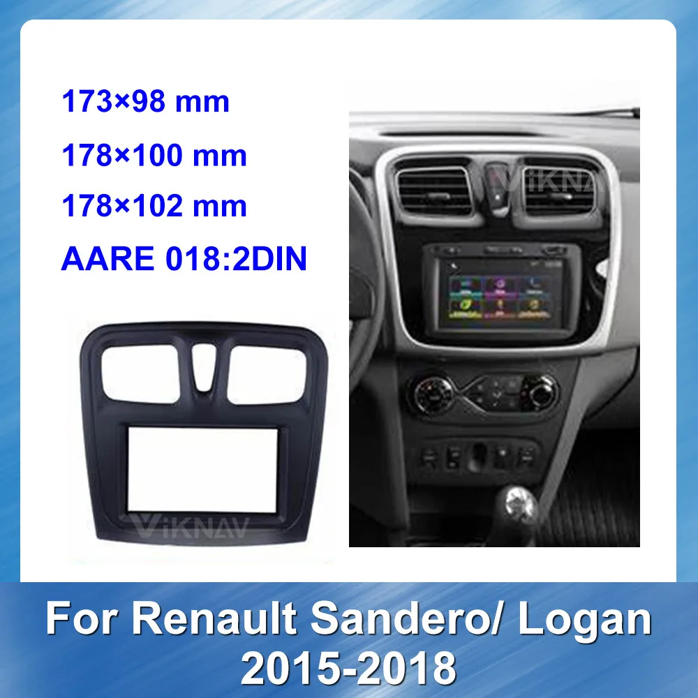 Trim Kit Car Radio Fascia Panel Frame for Renault Sandero Logan 2015-2018 Car refitting DVD frame GREY Bezel DARK SILVER
Trim Kit Car Radio Fascia Panel Frame for Renault Sandero Logan 2015-2018 Car refitting DVD frame GREY Bezel DARK SILVER