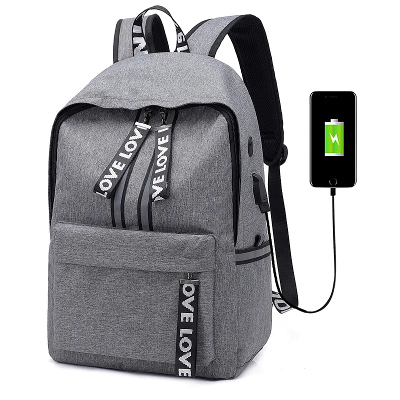 2019 New Style Men And Women School Bag Canvas Student Backpack USB Charging Computer Backpack Large Capacity Waterproof Reflect
2019 New Style Men And Women School Bag Canvas Student Backpack USB Charging Computer Backpack Large Capacity Waterproof Reflect
