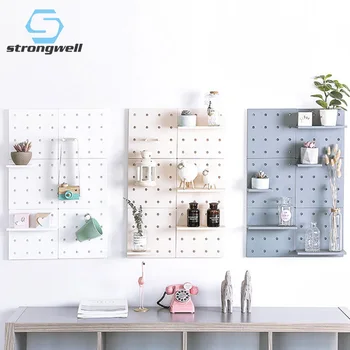 Strongwell Nordic Hole Board Shelf Wall Decoration Plastic Bedroom Storage Rack Modern Room Decor Japanese Home Decoration
Strongwell Nordic Hole Board Shelf Wall Decoration Plastic Bedroom Storage Rack Modern Room Decor Japanese Home Decoration