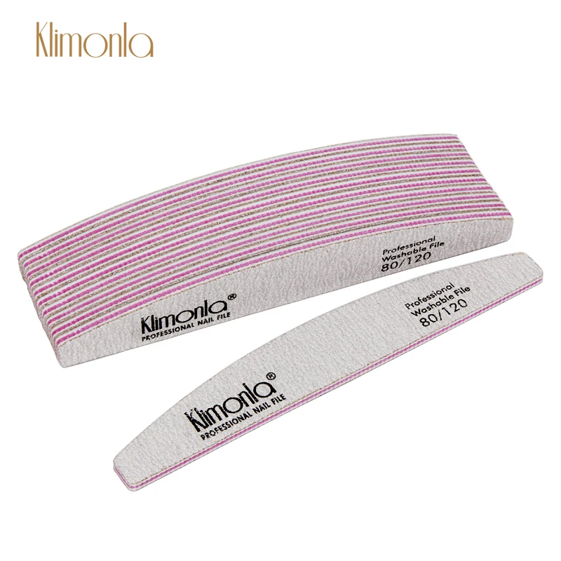 10Pcs Klimonla Double-Side Gray Professional Nail File 80/120 Grit Emery Board Nail Buffering File Half Moon Salon Manicure Tool
10Pcs Klimonla Double-Side Gray Professional Nail File 80/120 Grit Emery Board Nail Buffering File Half Moon Salon Manicure Tool