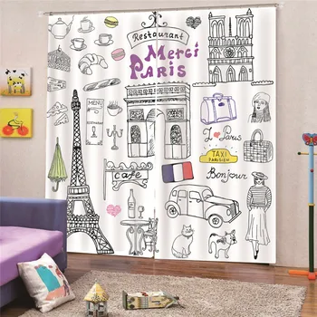 3D Print Curtain Paris tulle on the window Drape Panel Sheer Scarf cortinas dormitorio for Living Room cortinas Sheer Valances 
3D Print Curtain Paris tulle on the window Drape Panel Sheer Scarf cortinas dormitorio for Living Room cortinas Sheer Valances