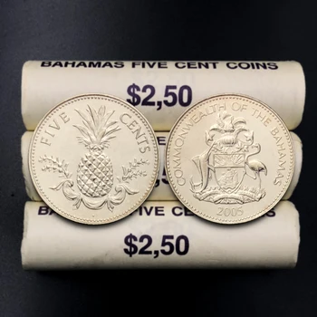 Bahamian 5 cent coin Garland Pineapple 2005 100% Real Original Collection Coins Unc Genuine Coin
Bahamian 5 cent coin Garland Pineapple 2005 100% Real Original Collection Coins Unc Genuine Coin
