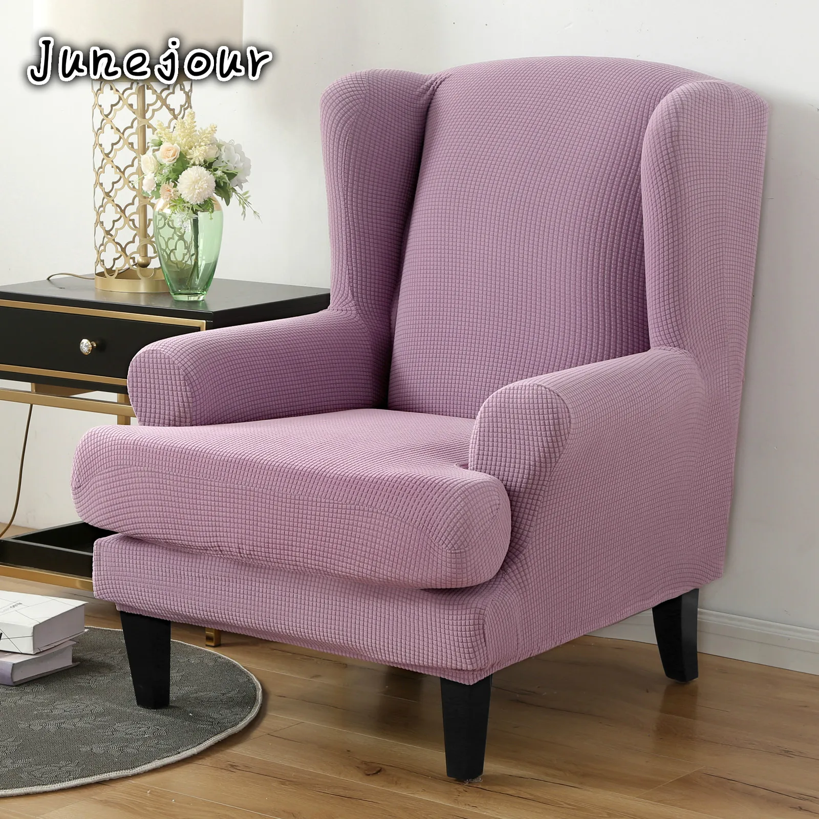Suede Elastic Armchair Cover Wing back All-inclusive Sloping Arm King Back Chair Cover Tiger Bench Wing Sofa Back Chair Covers
Suede Elastic Armchair Cover Wing back All-inclusive Sloping Arm King Back Chair Cover Tiger Bench Wing Sofa Back Chair Covers